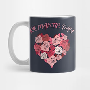 Romantic day of pink flowers Mug